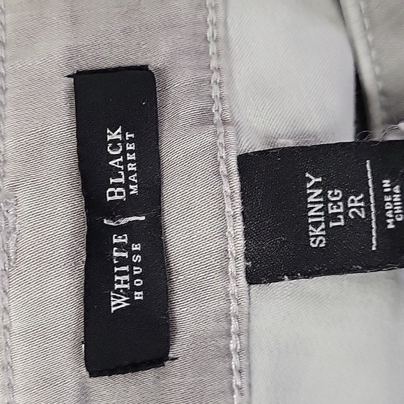 WHBM Womens Feel Beutifull Grey 2 Tone Faded Skinny Leg Jeans Size 2 - Picture 9 of 13